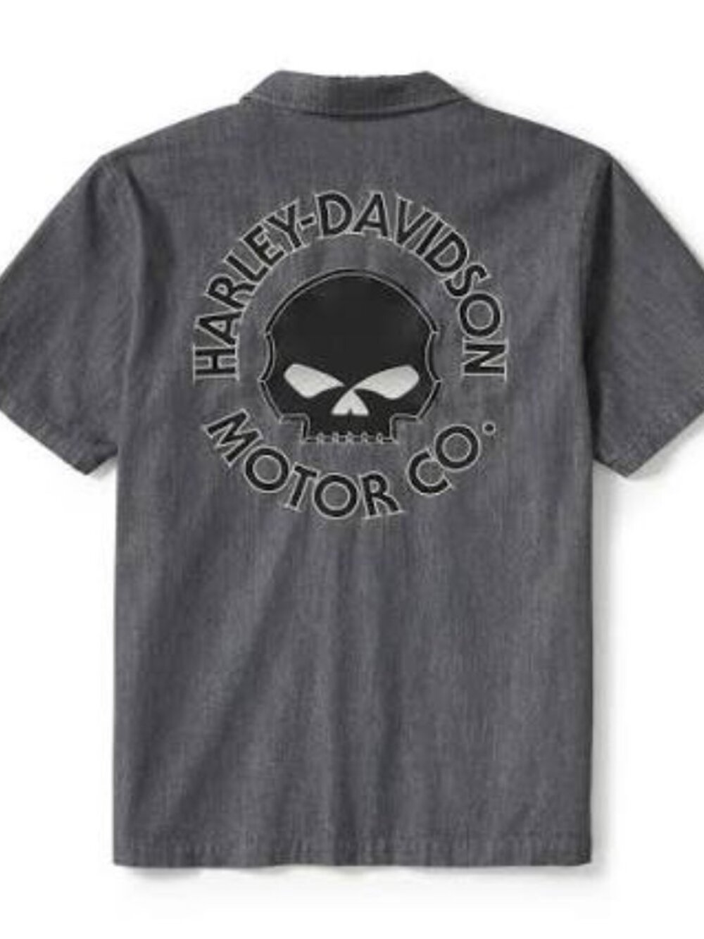 Men's Willie G™ Skull Denim Shirt